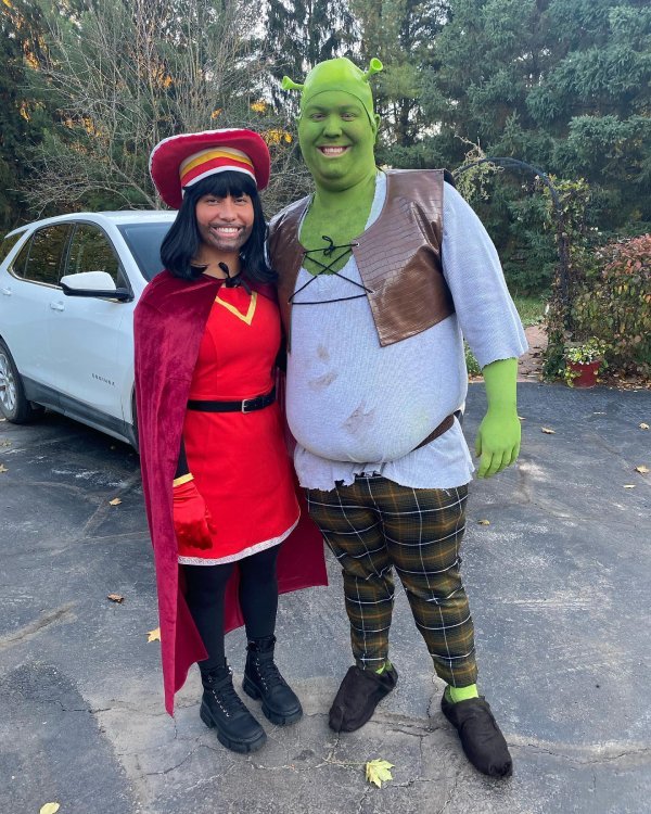 Lord Farquaad and SHREK funny halloween costume idea