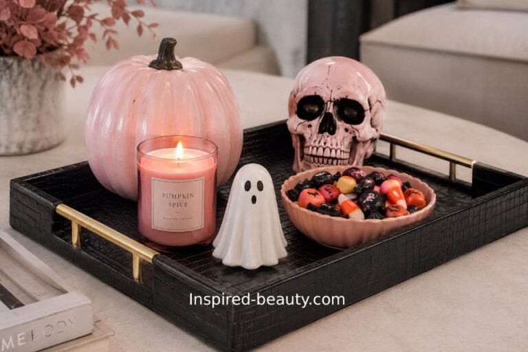 Best Pink halloween decor inspo
