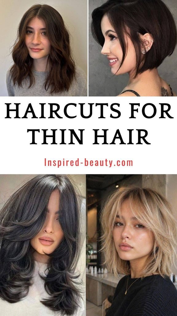 20 Flattering Styles That Create Fullness in Haircuts for Thin Hair.