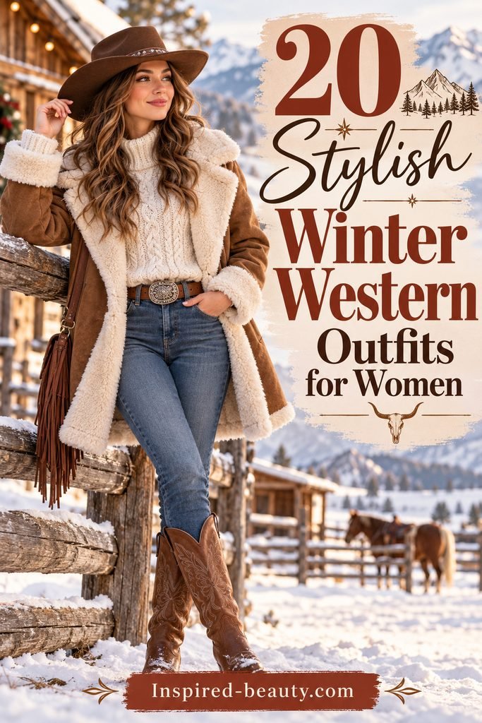 20 Stylish Winter Western Outfits for Women That Turn Heads